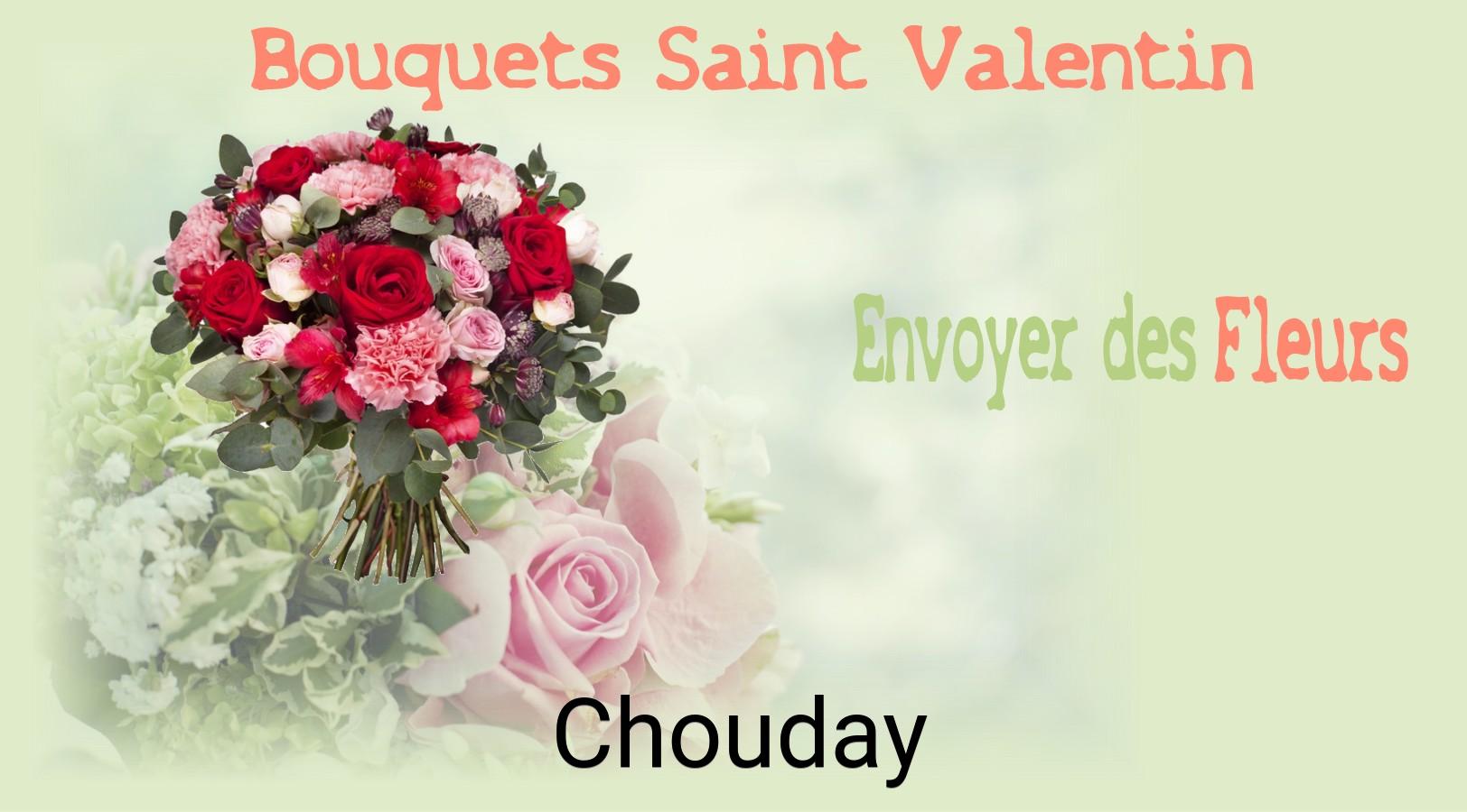 Roses de Saint-Valentin livrées à Chouday